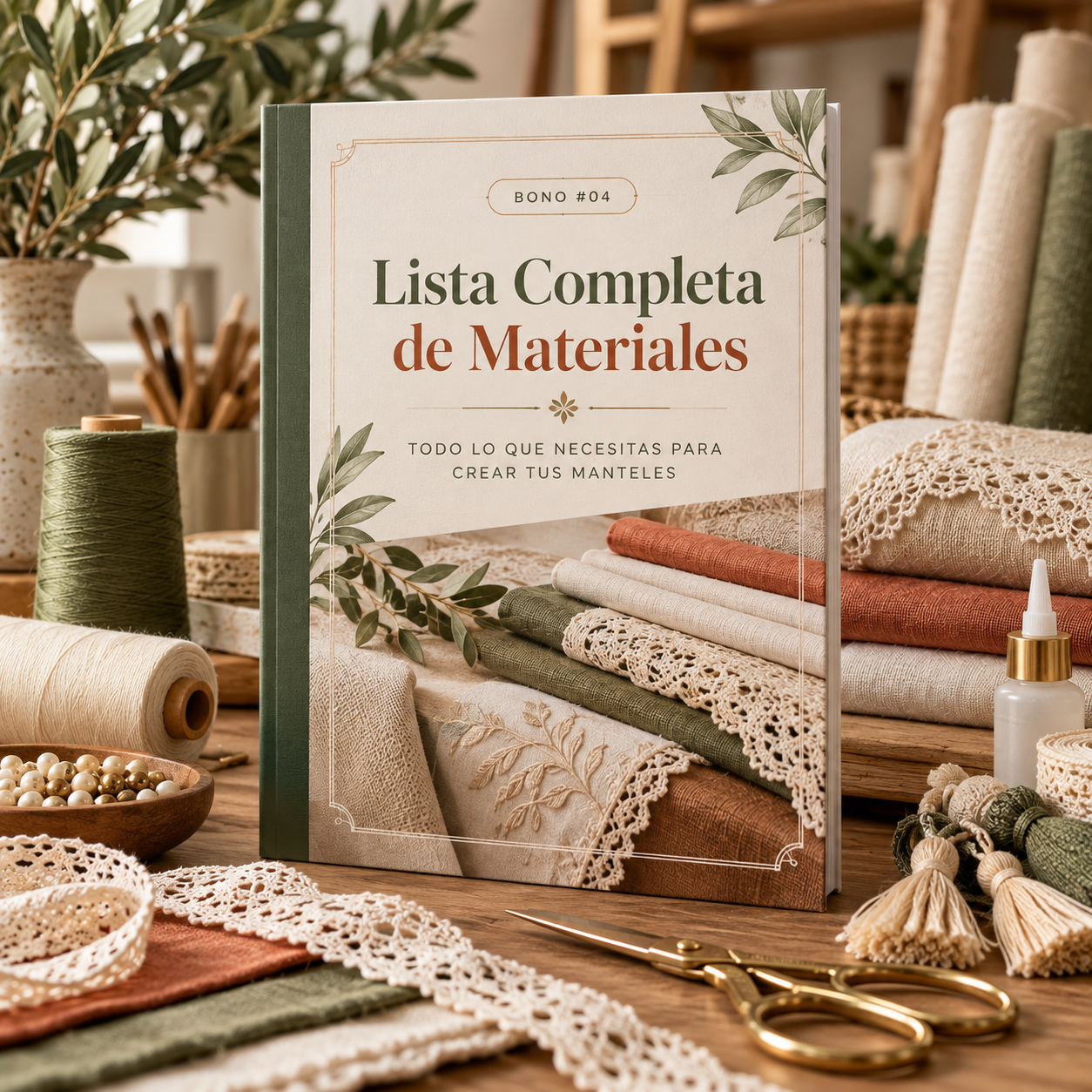 Mockup del bono 4: Lista Completa de Materiales